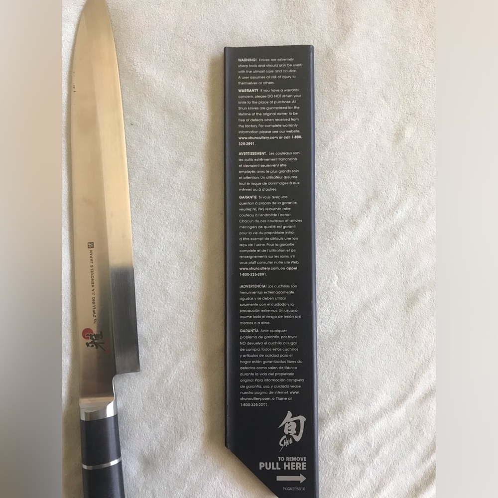 MIYABI by Zwilling JA Henckel Stainless Steel Sashimi/Yanagiba Carving Knife - Picture 4 of 5